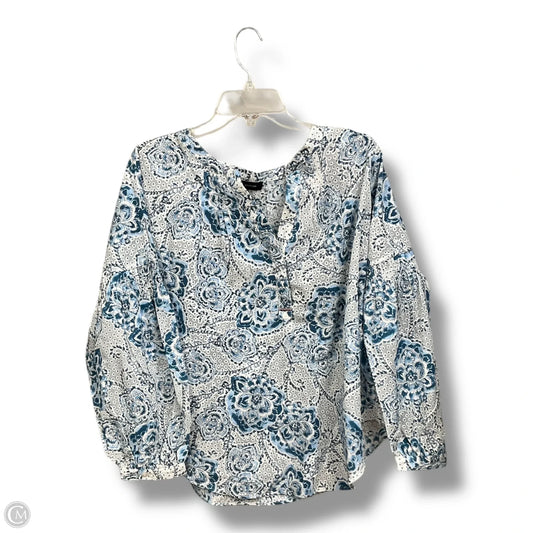 Top 3/4 Sleeve By Tommy Hilfiger In Floral Print, Size: Xl
