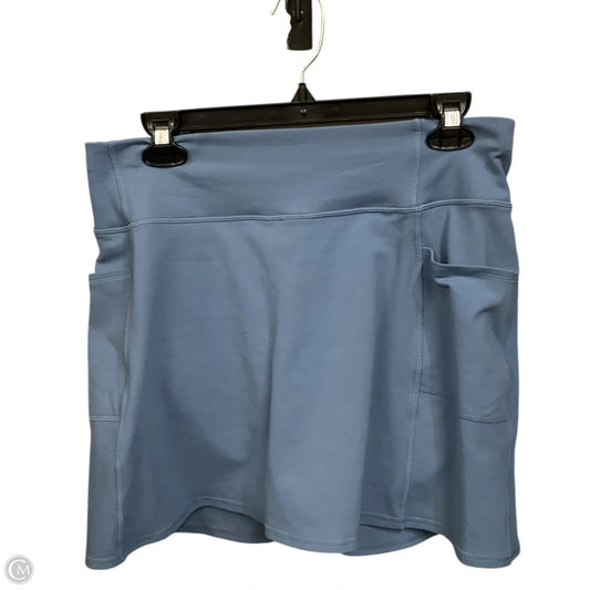 Athletic Skort By Skechers In Blue, Size: M