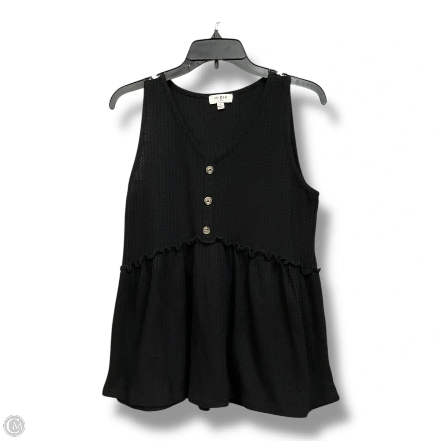 Top Sleeveless Basic By Umgee In Black, Size: S