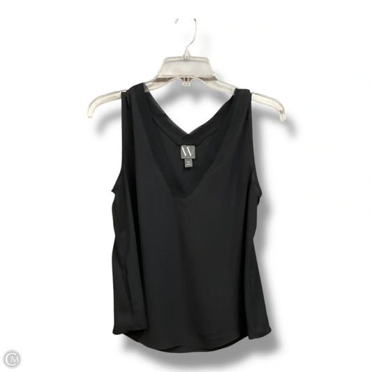 Blouse Sleeveless By Worthington In Black, Size: Mp
