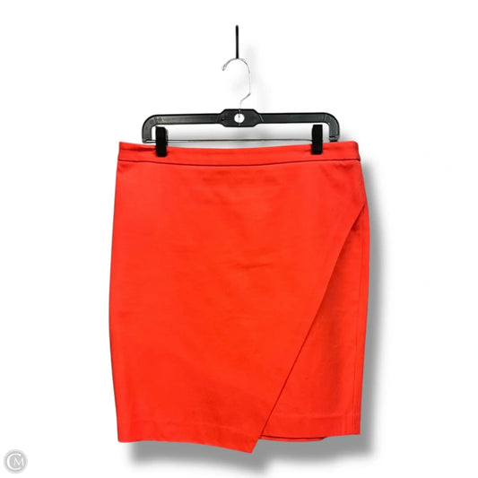 Skirt Mini & Short By Banana Republic In Orange, Size: 12