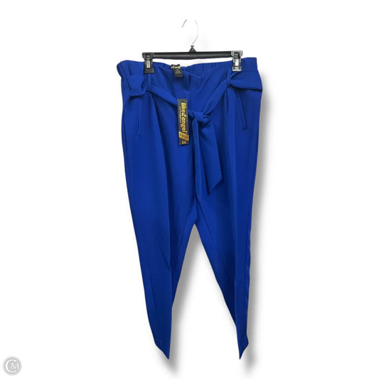 Pants Dress By Clothes Mentor In Blue, Size: 2x