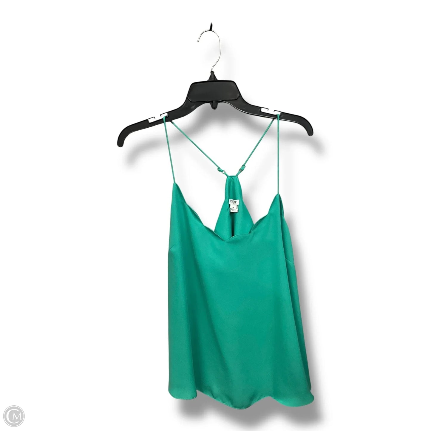 Blouse Sleeveless By J. Crew In Green, Size: 1x
