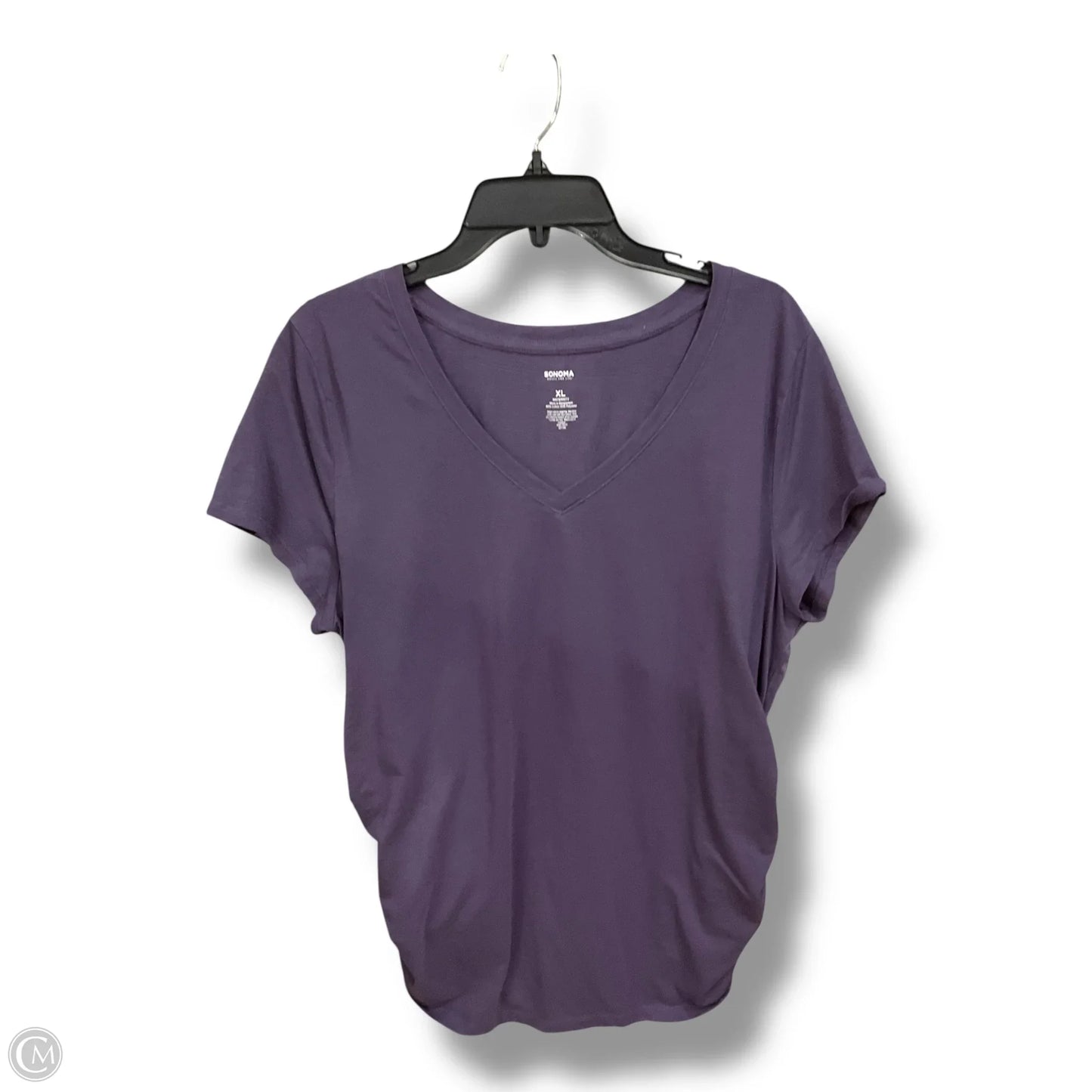 Maternity Top Short Sleeve By Sonoma, Size: Xl