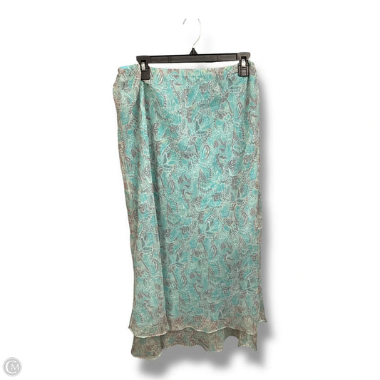 Skirt Maxi By Cato In Blue, Size: 1x