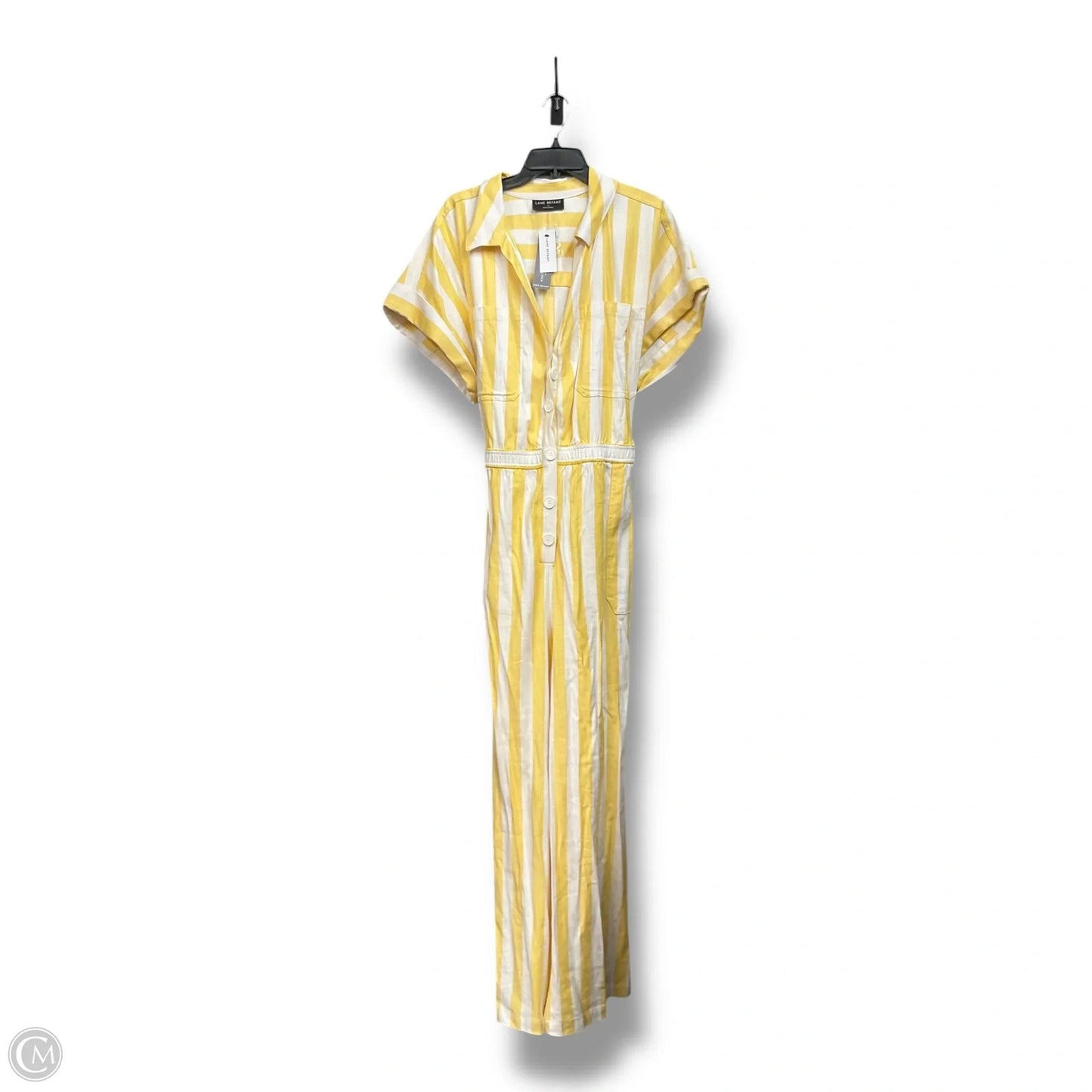 Jumpsuit By Lane Bryant In Yellow, Size: 3x