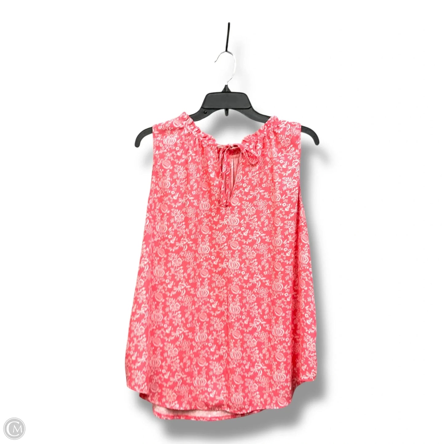 Top Sleeveless By Loft In Pink, Size: L