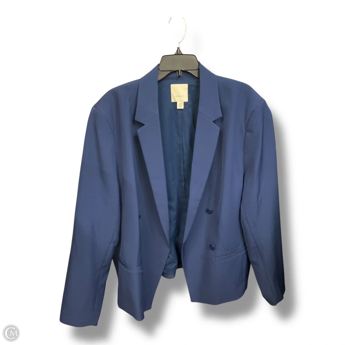 Blazer By Sejour In Blue, Size: 3x