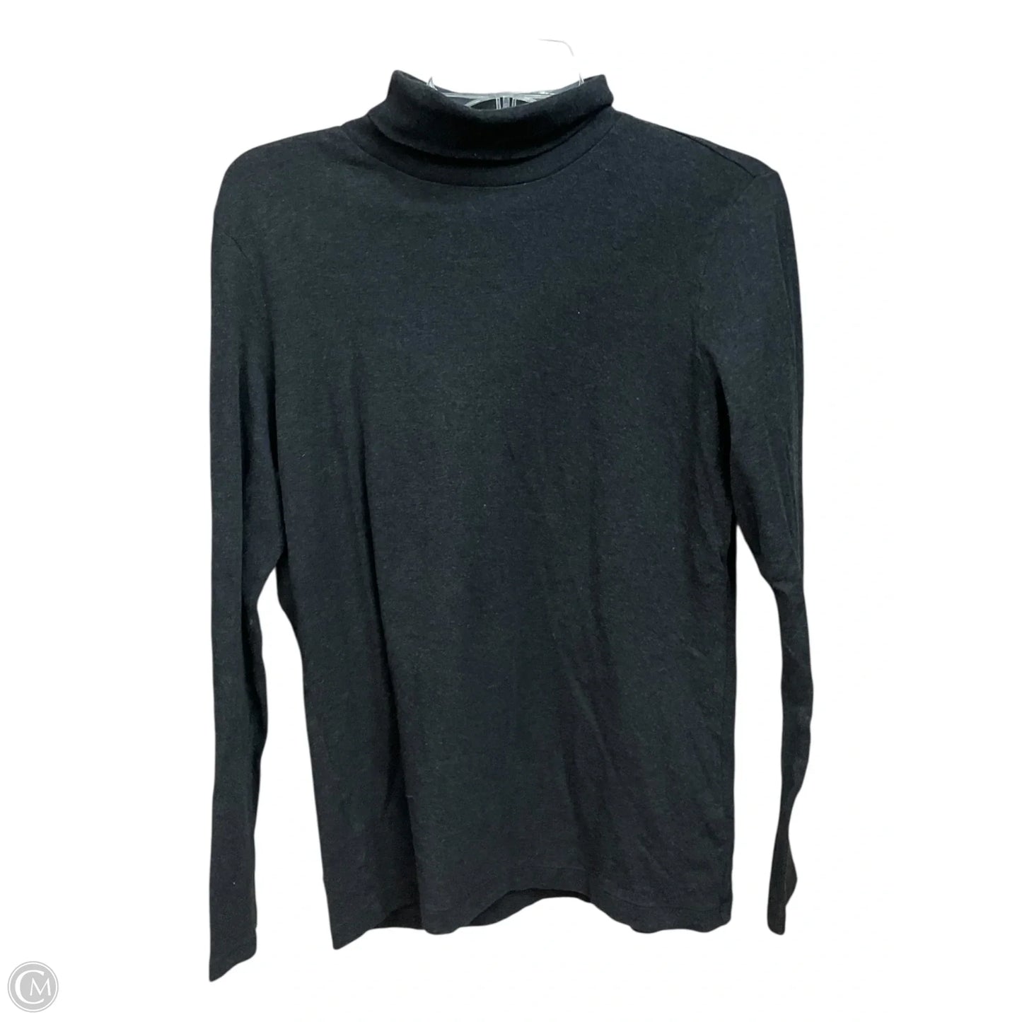 Top Long Sleeve Basic By Eddie Bauer In Grey, Size: L