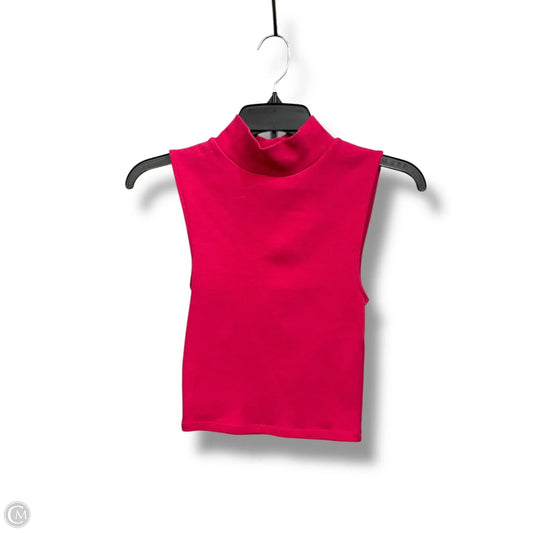 Top Sleeveless Basic By Zara In Pink, Size: S