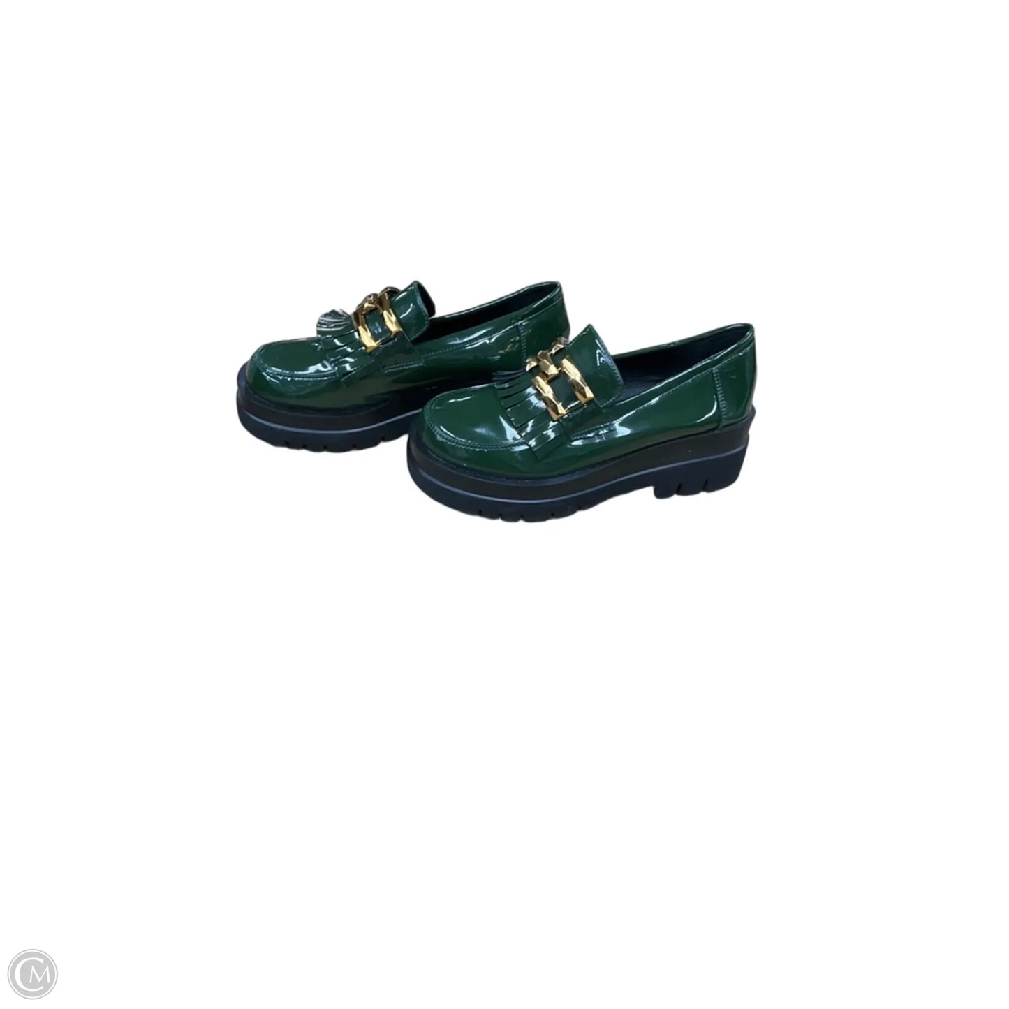 Shoes Flats By Clothes Mentor In Green, Size: 6