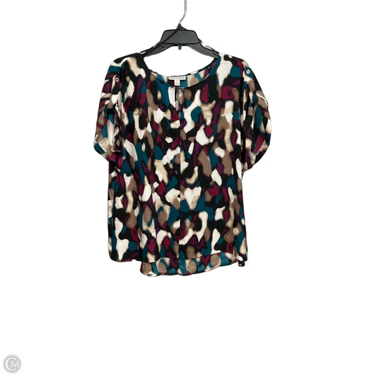 Top Short Sleeve By Croft And Barrow In Multi-colored, Size: Xl