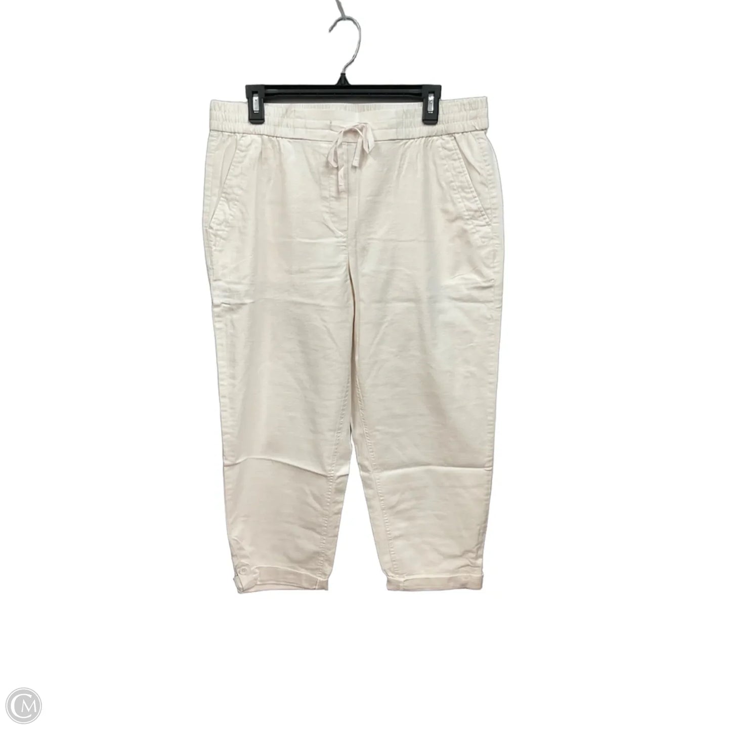Pants Cropped By Talbots In Cream, Size: L