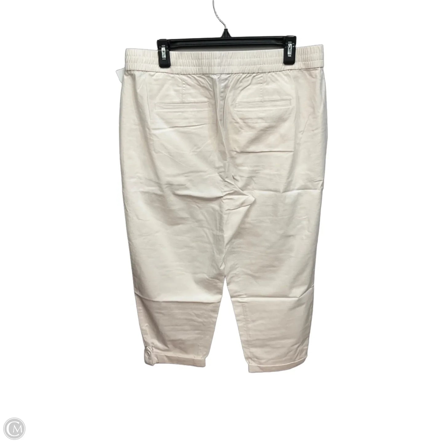 Pants Cropped By Talbots In Cream, Size: L