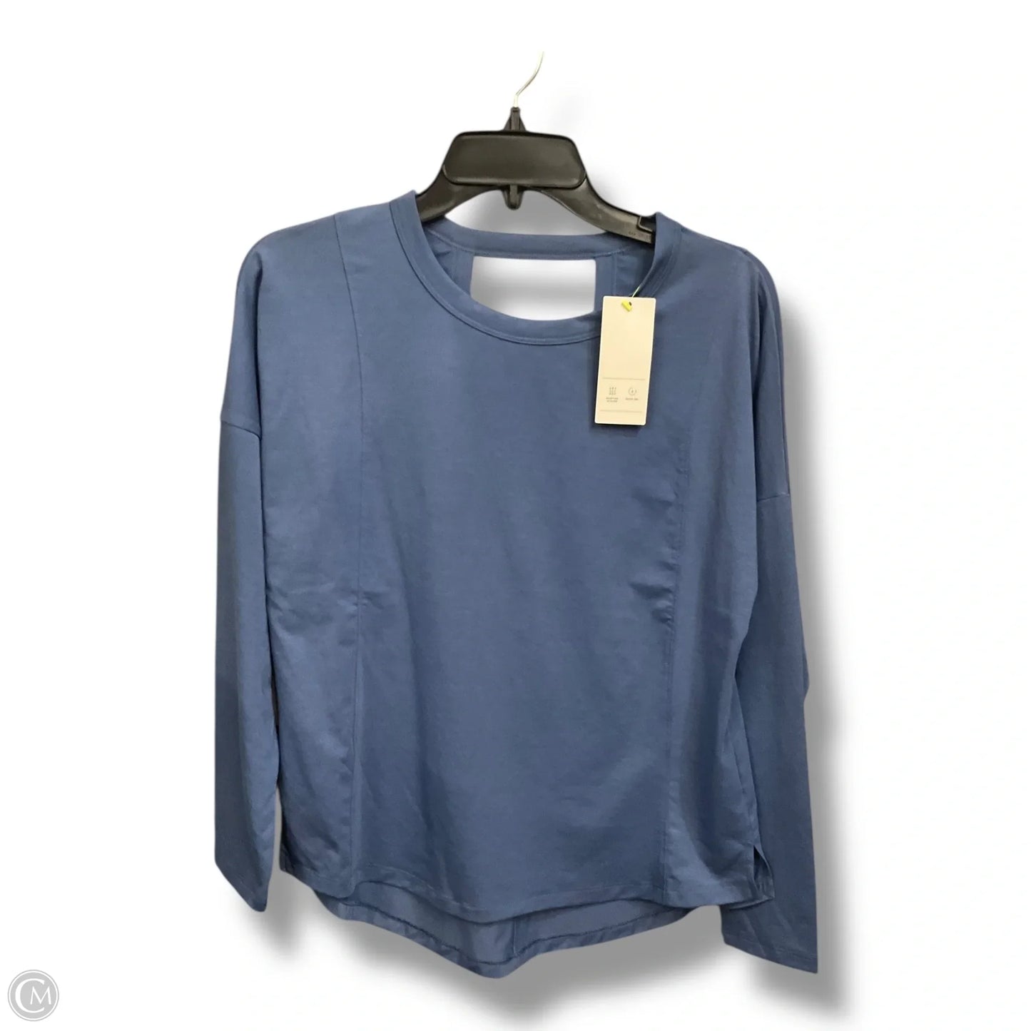 Athletic Top Long Sleeve Crewneck By All In Motion In Blue, Size: S