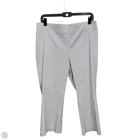 Capris By Counterparts In Striped Pattern, Size: M