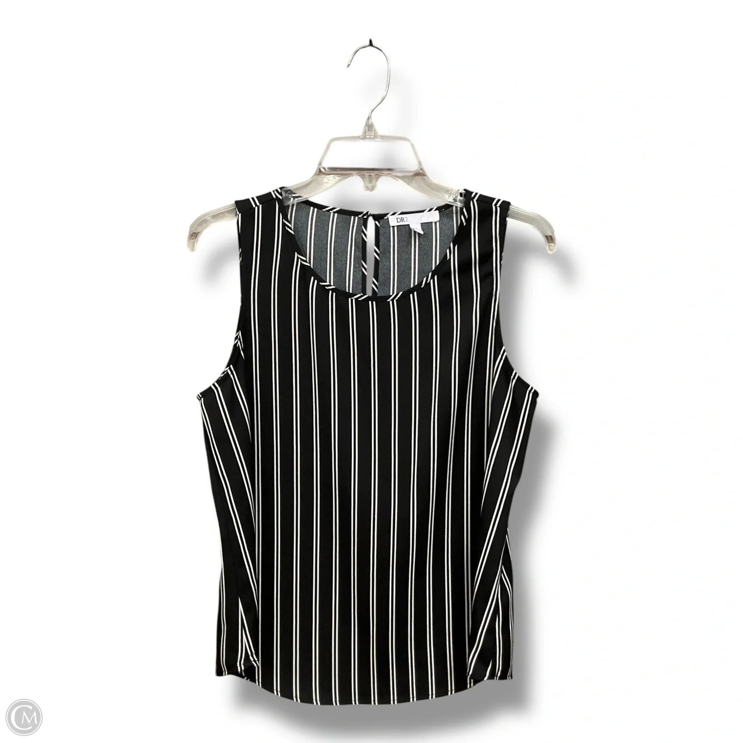 Top Sleeveless By Dr2 In Striped Pattern, Size: S