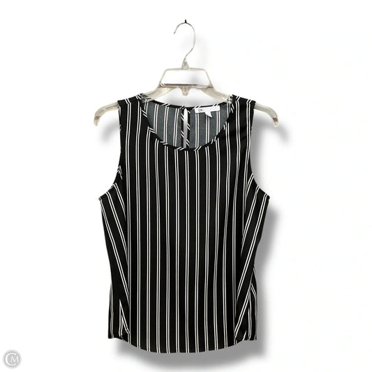 Top Sleeveless By Dr2 In Striped Pattern, Size: S