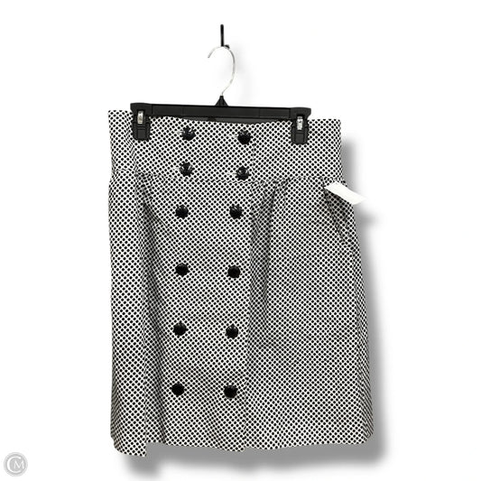Skirt Midi By Clothes Mentor In Black & White, Size: L