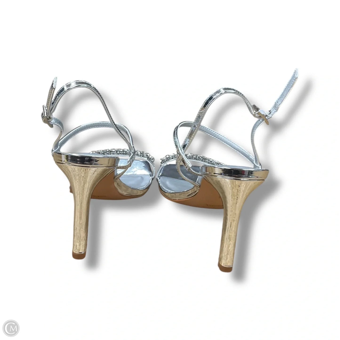 Shoes Heels Stiletto By Clothes Mentor In Silver, Size: 8