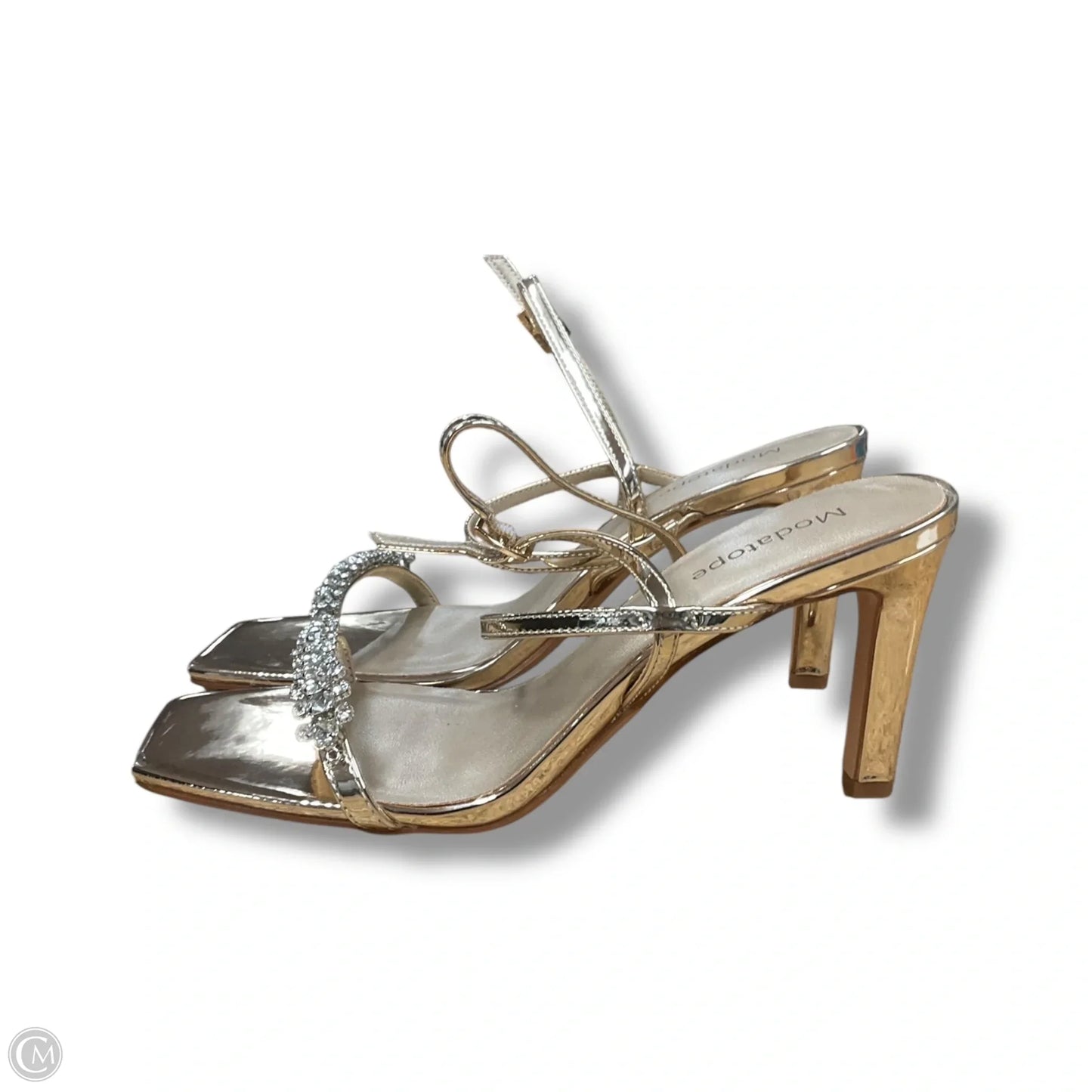 Shoes Heels Stiletto By Clothes Mentor In Silver, Size: 8