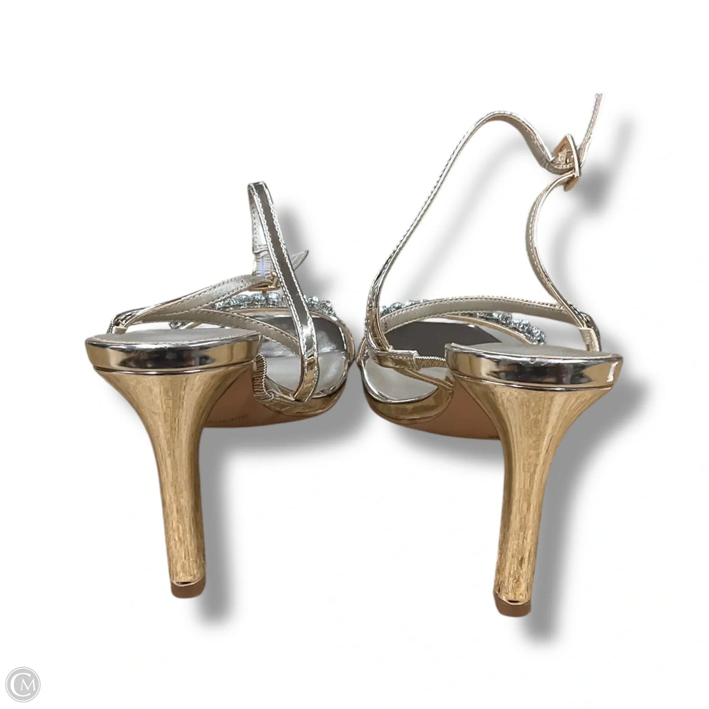 Shoes Heels Stiletto By Clothes Mentor In Silver, Size: 8