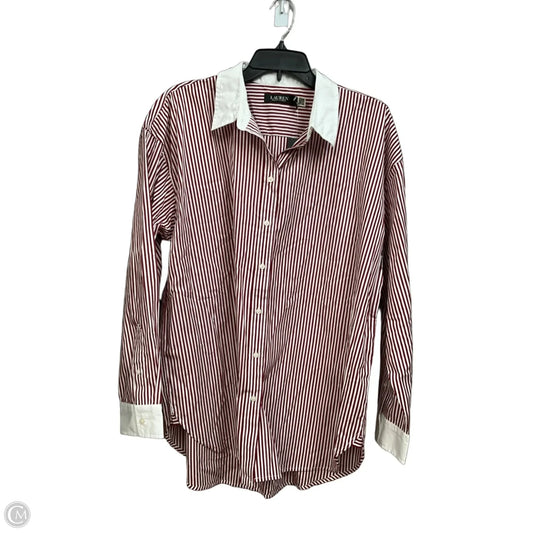 Dress Casual Short By Lauren By Ralph Lauren In Striped Pattern, Size: Xl
