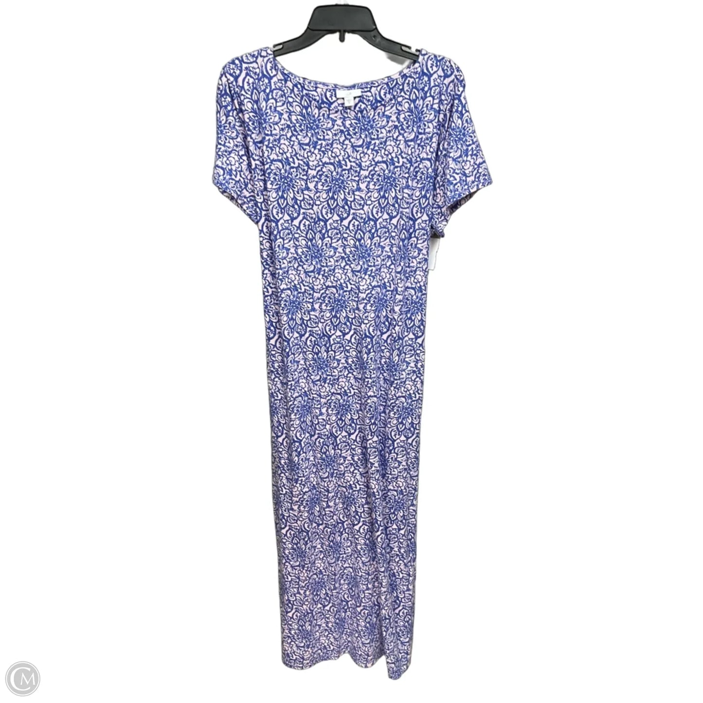 Dress Casual Midi By J. Jill In Floral Print, Size: Xl