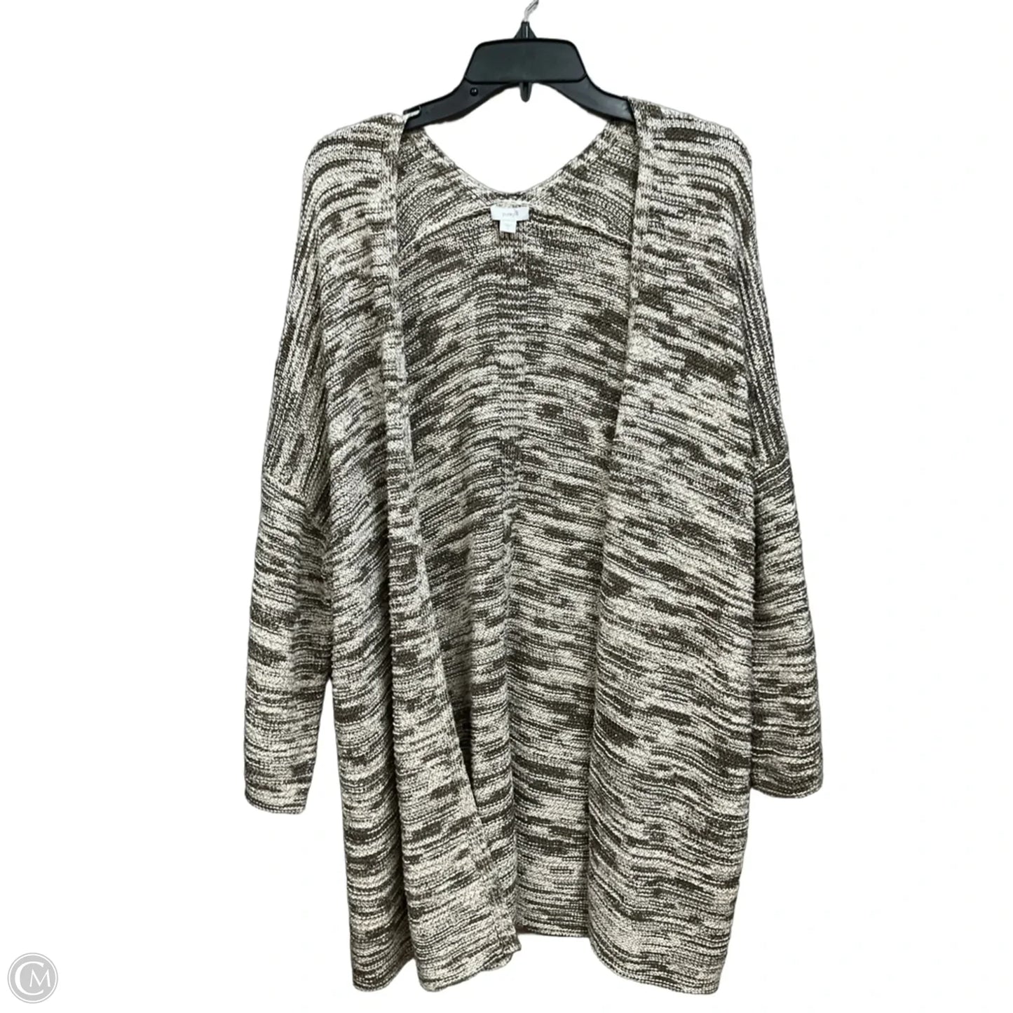 Cardigan By Pure Jill In Tan, Size: L