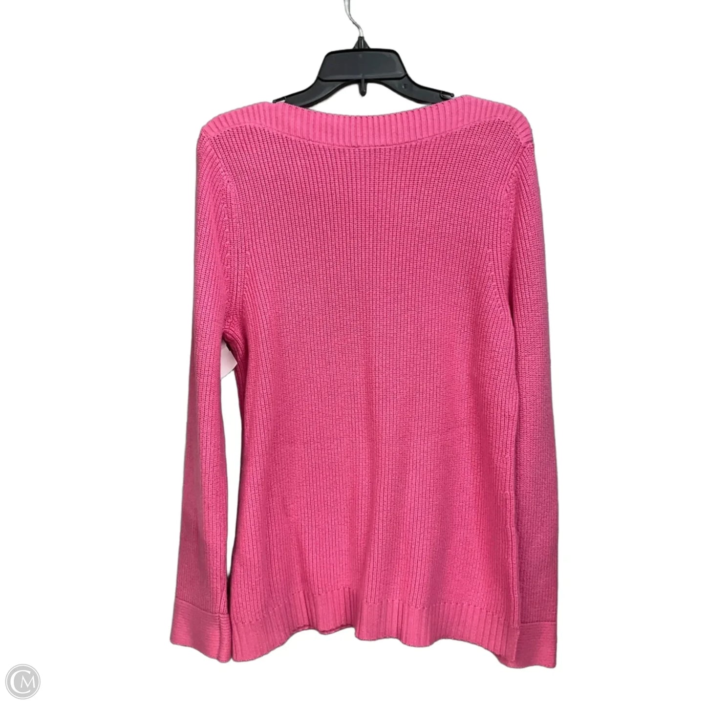 Sweater By Talbots In Pink, Size: Xl