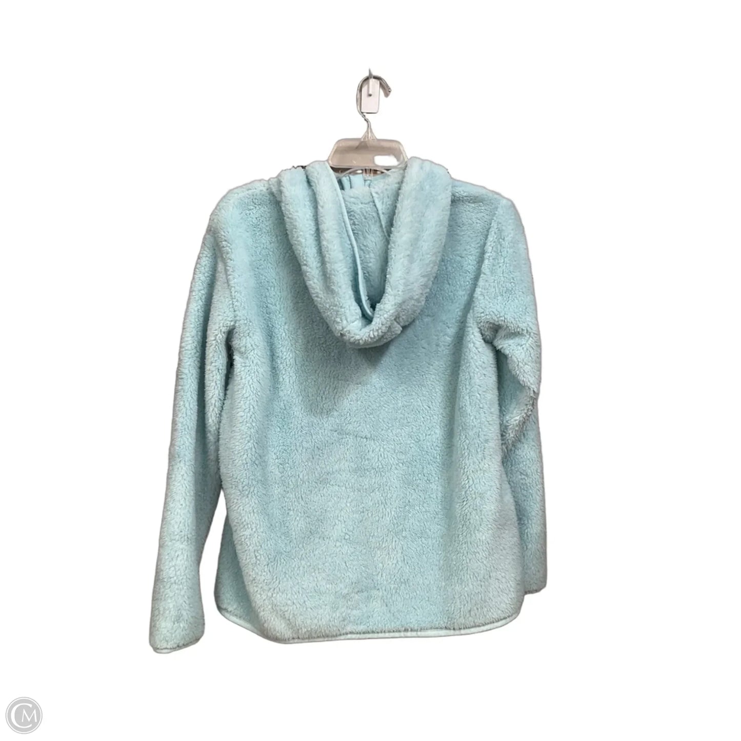 Jacket Fleece By Eddie Bauer In Blue, Size: M