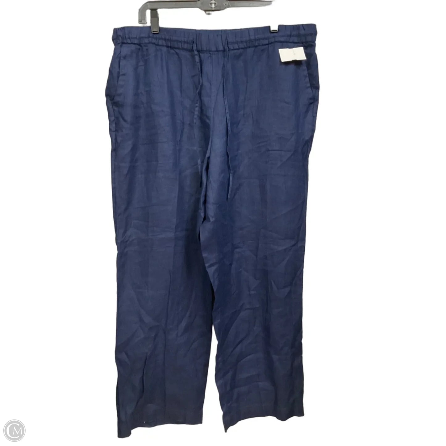 Pants Linen By Charter Club In Navy, Size: 18
