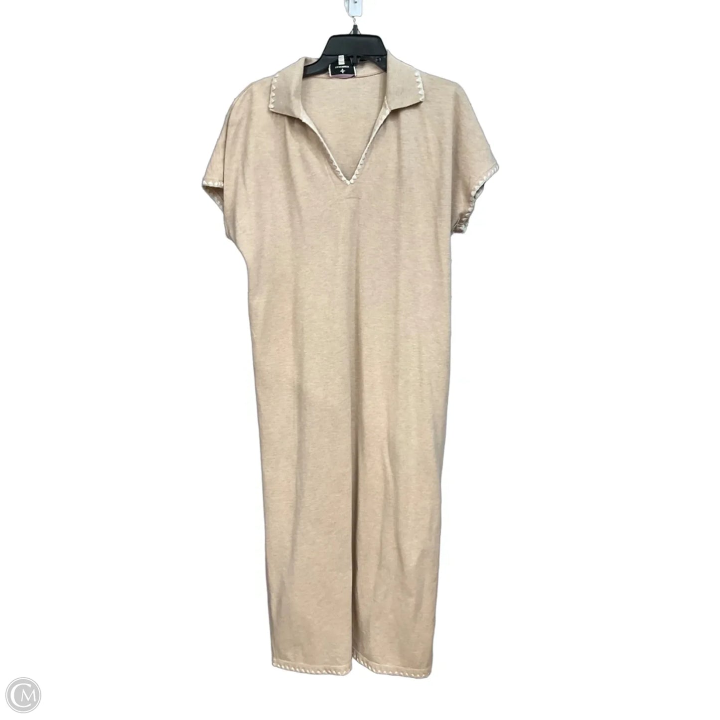 Dress Casual Midi By Tuckernuck In Tan, Size: S