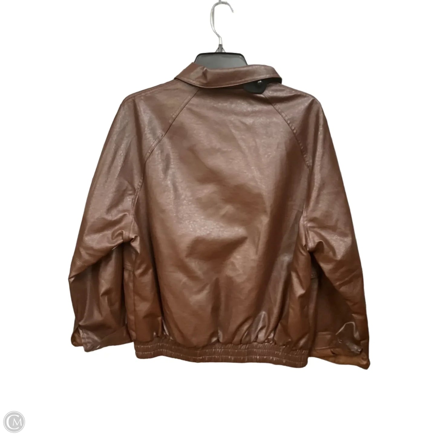 Jacket Moto By Cider In Brown, Size: S