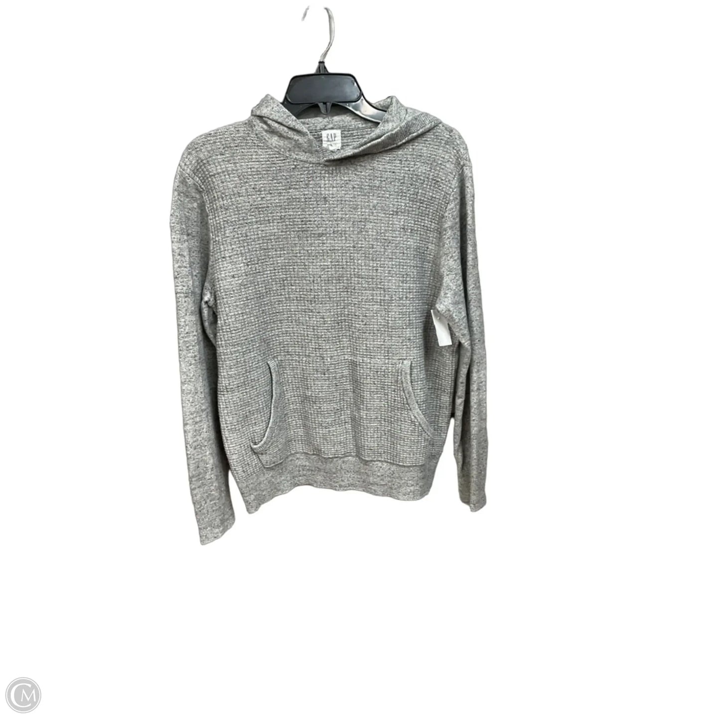 Sweatshirt Hoodie By Gap In Grey, Size: S
