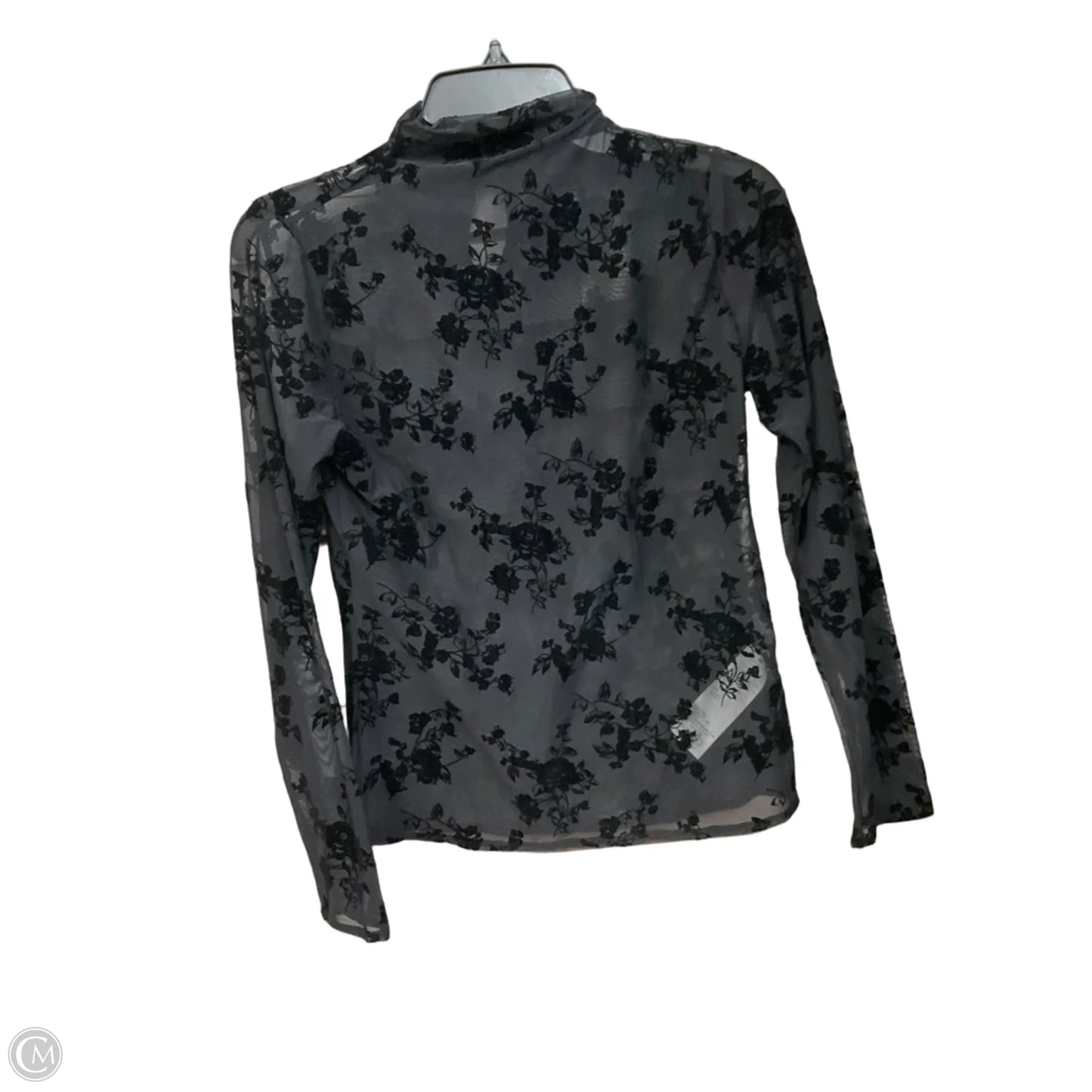 Top Long Sleeve By Abercrombie And Fitch In Black, Size: S