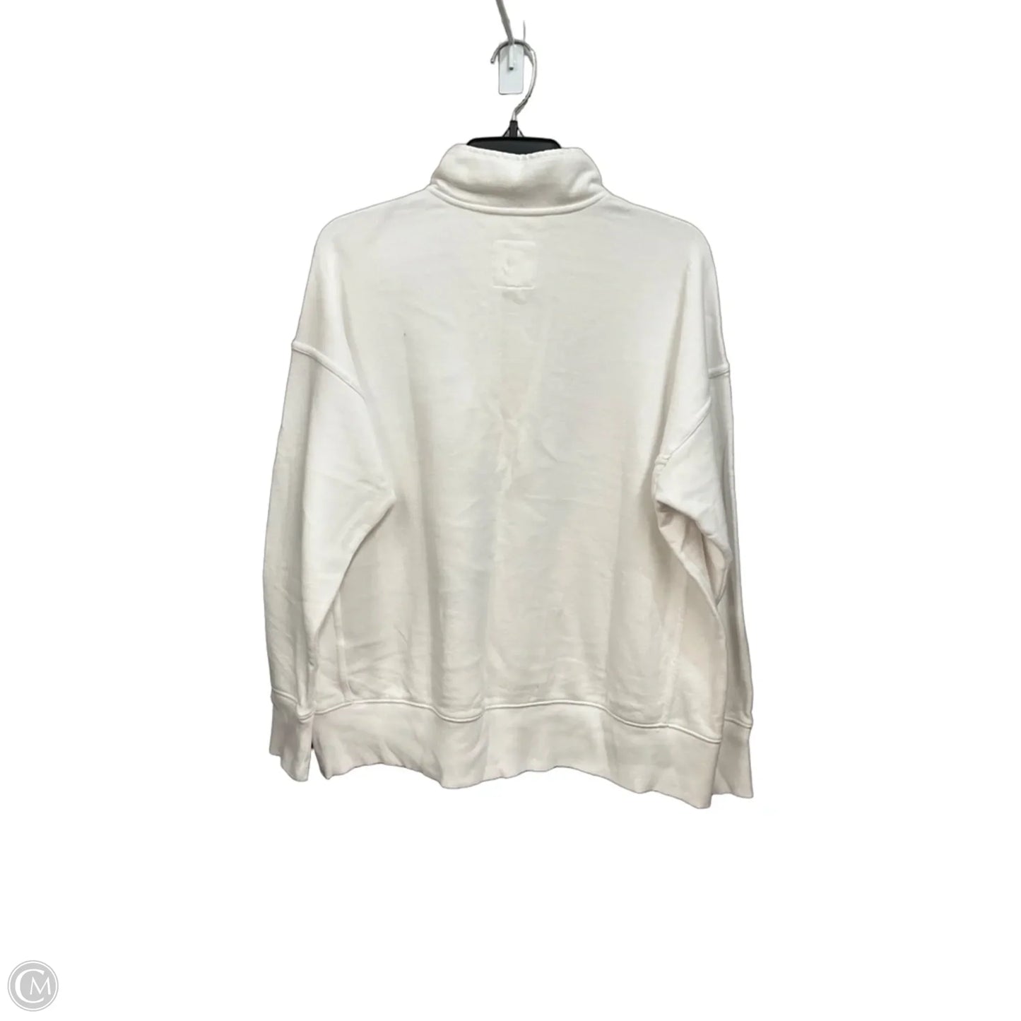 Sweatshirt Collar By Aerie In White, Size: S