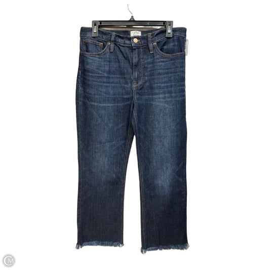 Jeans Straight By J. Crew In Blue Denim, Size: 10