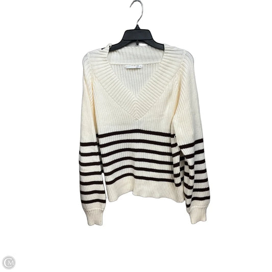 Sweater By Altard State In Striped Pattern, Size: M