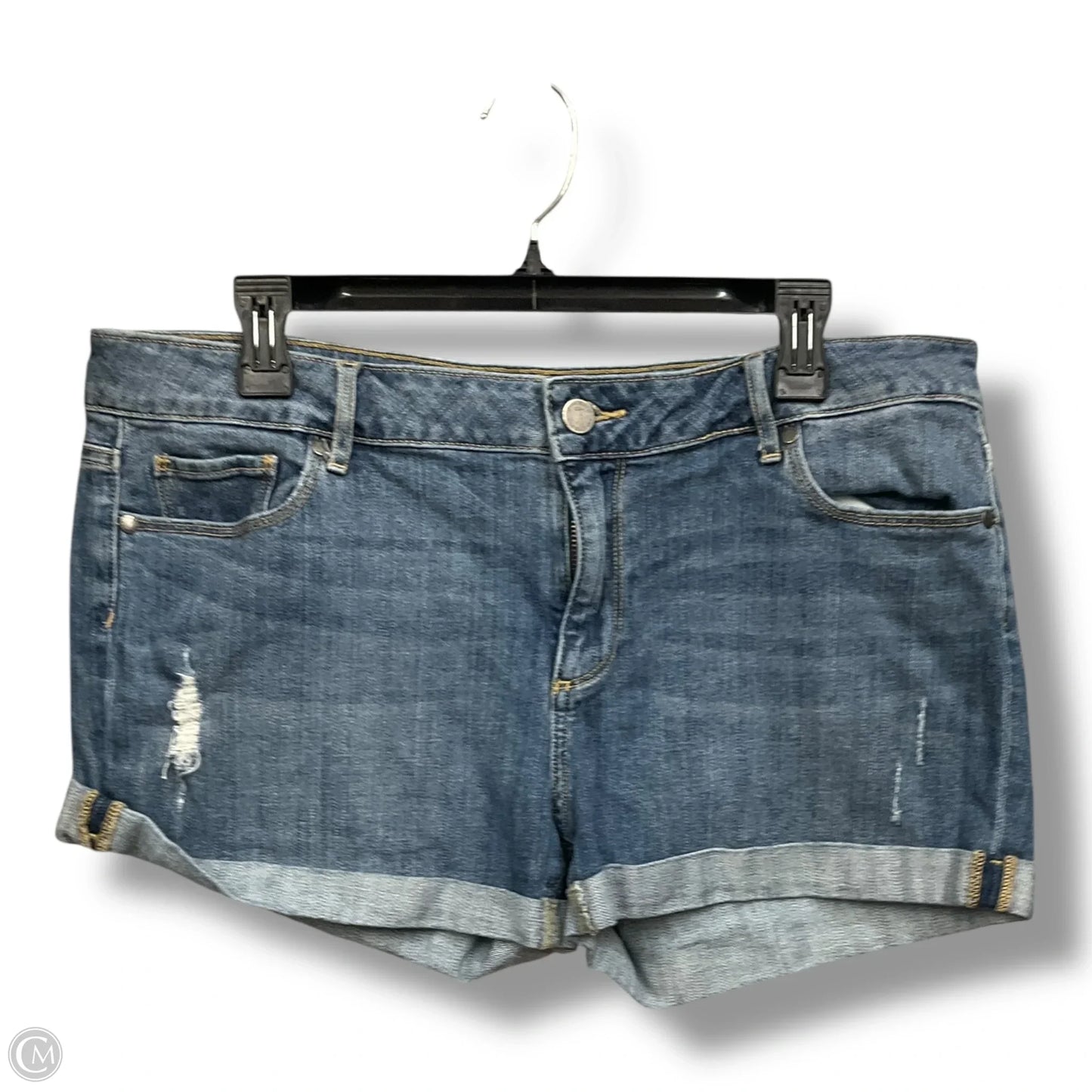 Shorts By Paige In Blue Denim, Size: 12