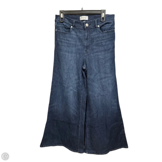 Jeans Wide Leg By Frame In Blue Denim, Size: 10