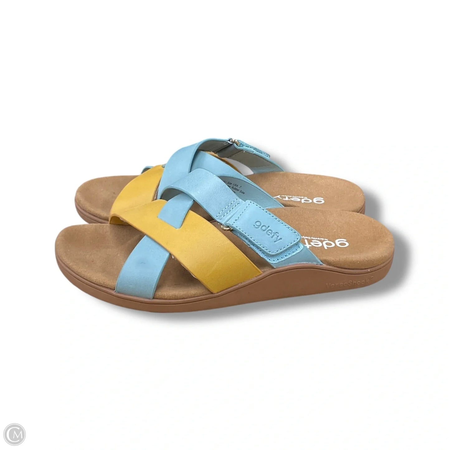 Sandals Flats By Cma In Multi-colored, Size: 7