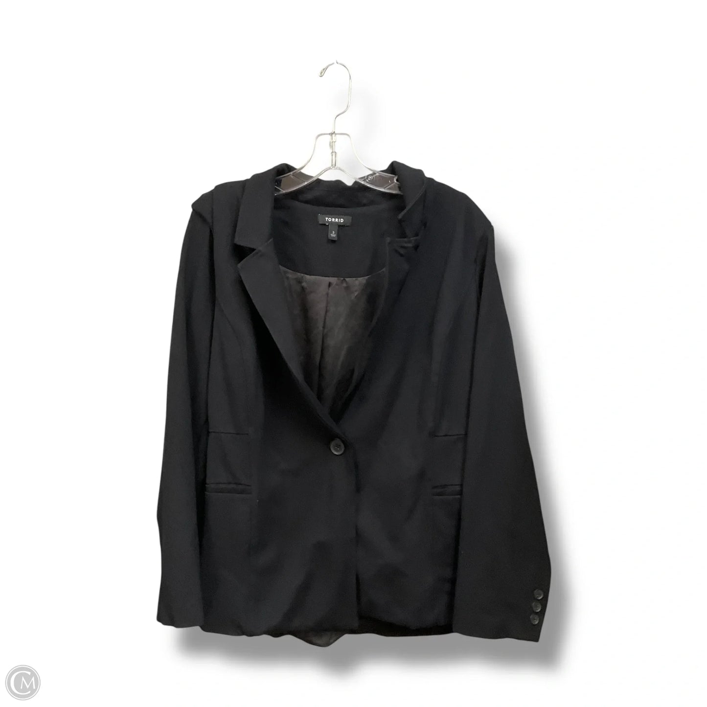 Blazer By Torrid In Black, Size: 3x