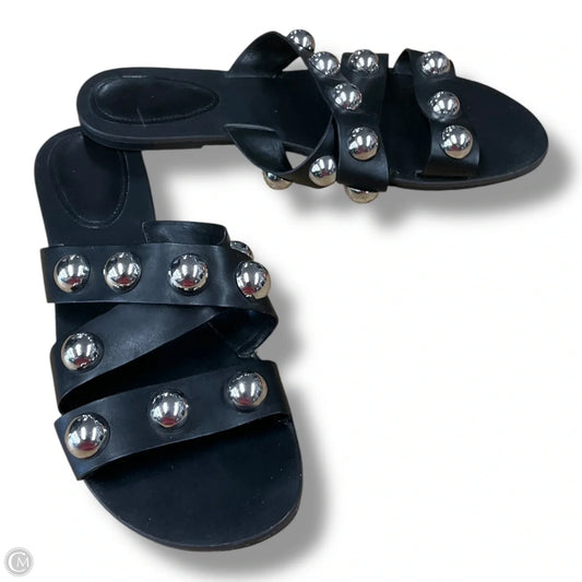 Sandals Flats By Marc Fisher In Black, Size: 10