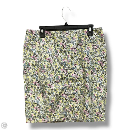 Skirt Mini & Short By J. Jill In Floral Print, Size: 8