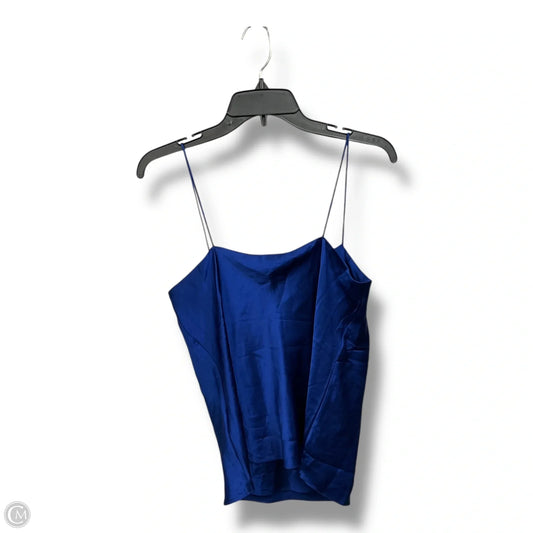 Blouse Sleeveless By Banana Republic In Blue, Size: S