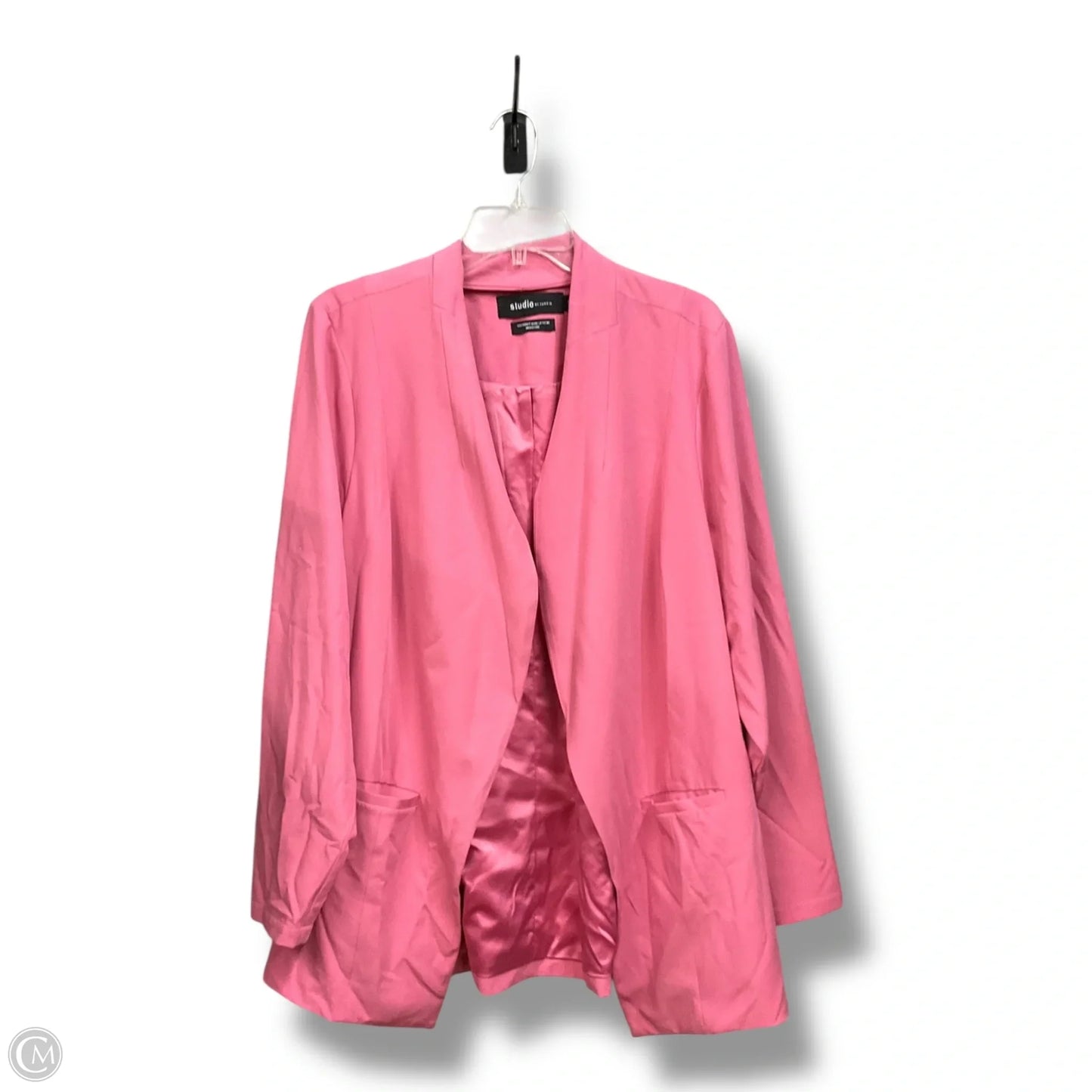 Blazer By Studio 1 In Pink, Size: 2x