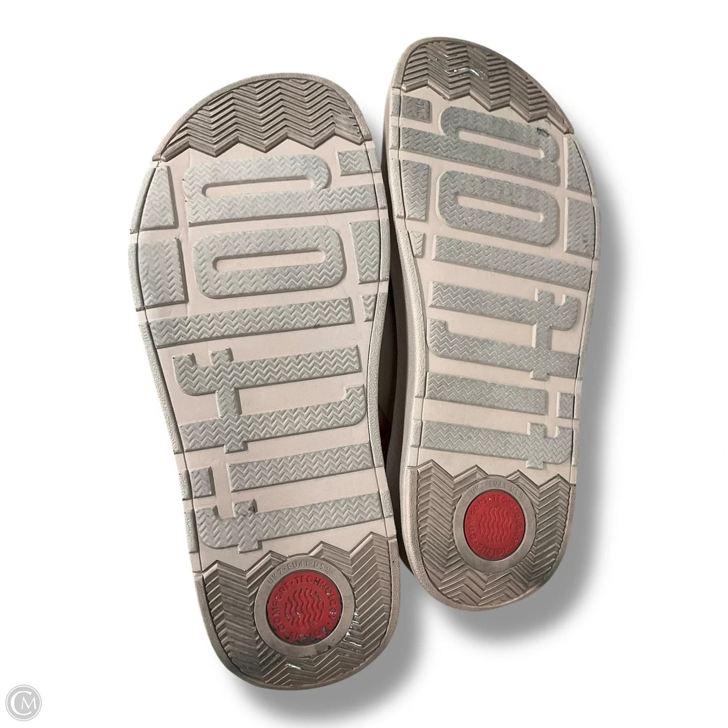 Sandals Flats By Fitflop In Tan, Size: 9