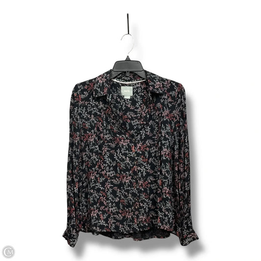 Top Long Sleeve By Maeve In Floral Print, Size: Xs