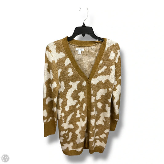 Cardigan By Nine West Apparel In Tan, Size: M